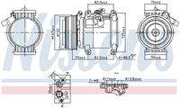 NISSENS 891011 Kompressor, Klimaanlage