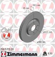 ZIMMERMANN 250571320 Bremsscheibe