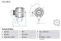 BOSCH 0986080190 Generator