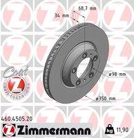 ZIMMERMANN 460450520 Bremsscheibe