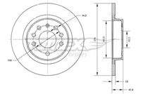 TOMEX Brakes TX7081 Bremsscheibe