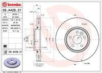 BREMBO 09A42621 Bremsscheibe