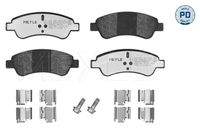 MEYLE 0252359919/PD Bremsbelagsatz, Scheibenbremse