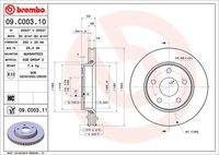 BREMBO 09C00311 Bremsscheibe