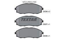 TEXTAR 2353601 Bremsbelagsatz, Scheibenbremse