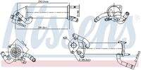NISSENS 989449 Kühler, Abgasrückführung