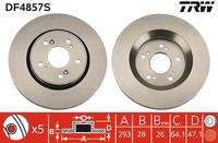 TRW DF4857S Bremsscheibe