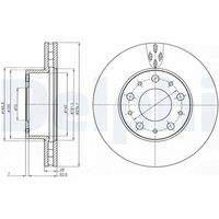 DELPHI BG4059 Bremsscheibe