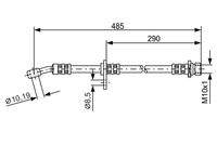 BOSCH 1987476989 Bremsschlauch