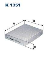 FILTRON K1351 Filter, Innenraumluft