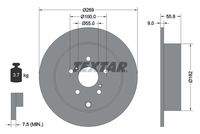 TEXTAR 92170403 Bremsscheibe