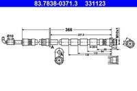 ATE 83783803713 Bremsschlauch