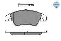 MEYLE 0252431019 Bremsbelagsatz, Scheibenbremse