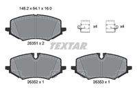 TEXTAR 2635102 Bremsbelagsatz, Scheibenbremse