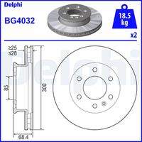 DELPHI BG4032 Bremsscheibe