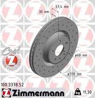 ZIMMERMANN 100337852 Bremsscheibe