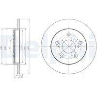 DELPHI BG4233 Bremsscheibe
