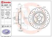 BREMBO 08A5371X Bremsscheibe