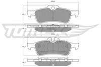 TOMEX Brakes TX1603 Bremsbelagsatz, Scheibenbremse