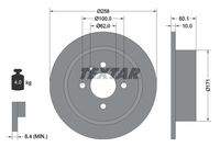 TEXTAR 92019200 Bremsscheibe