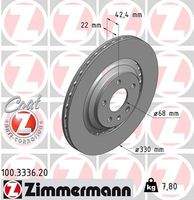 ZIMMERMANN 100333620 Bremsscheibe