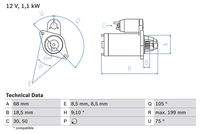 BOSCH 0986020870 Starter