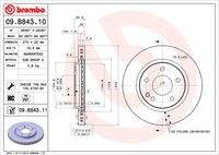 BREMBO 09B84311 Bremsscheibe
