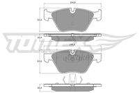 TOMEX Brakes TX1509 Bremsbelagsatz, Scheibenbremse