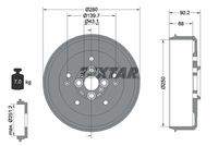 TEXTAR 94030600 Bremstrommel