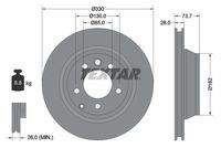 TEXTAR 92122005 Bremsscheibe