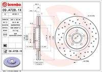 BREMBO 09A7281X Bremsscheibe