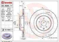BREMBO 09D69011 Bremsscheibe
