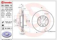 BREMBO 09C65811 Bremsscheibe