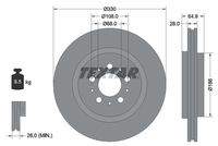 TEXTAR 92178303 Bremsscheibe