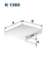 FILTRON K1369 Filter, Innenraumluft