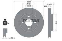 TEXTAR 92176005 Bremsscheibe