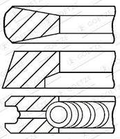 GOETZE ENGINE 0885470000 Kolbenringsatz