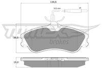 TOMEX Brakes TX1112 Bremsbelagsatz, Scheibenbremse