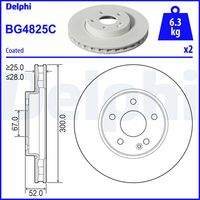DELPHI BG4825C Bremsscheibe