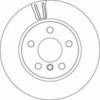 TRW DF6715 Bremsscheibe