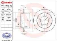 BREMBO 08526610 Bremsscheibe