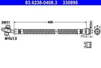 ATE 83623804083 Bremsschlauch