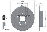 TEXTAR 92172103 Bremsscheibe