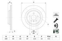 BOSCH 0986479E97 Bremsscheibe