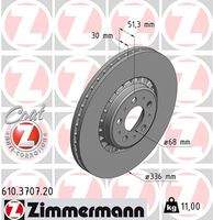 ZIMMERMANN 610370720 Bremsscheibe