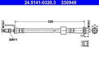 ATE 24514103203 Bremsschlauch