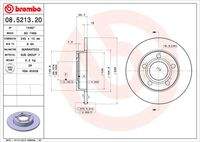 BREMBO 08521320 Bremsscheibe