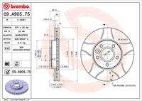 BREMBO 09A90575 Bremsscheibe