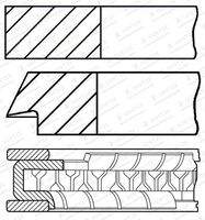 GOETZE ENGINE 0844650000 Kolbenringsatz