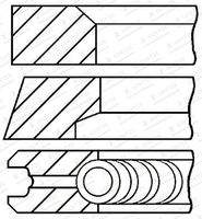 GOETZE ENGINE 0844510000 Kolbenringsatz